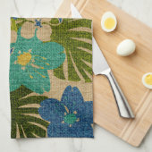 Limahuli Garden Hawaiian Floral Kitchen Towel Theedoek (Quarter Fold)