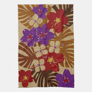 Limahuli Garden Hawaiian Floral Kitchen Towel Theedoek
