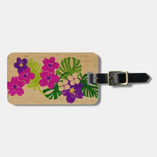 Limahuli Garden Hawaiian SurfboBagagelabels Bagagelabel (Voorkant horizontaal)