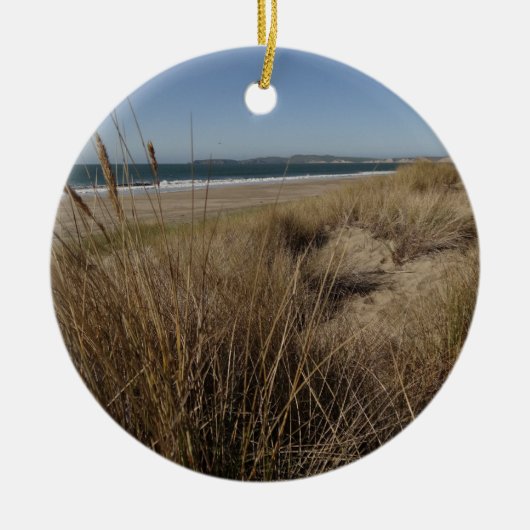 Limantour Beach bij Point Reyes II Keramisch Ornament (Voorkant)