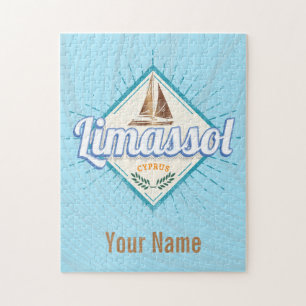 Limassol City Cyprus Retro Sailing Ship  Legpuzzel