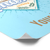 Limassol City Cyprus Retro Sailing Ship Poster (Hoek)