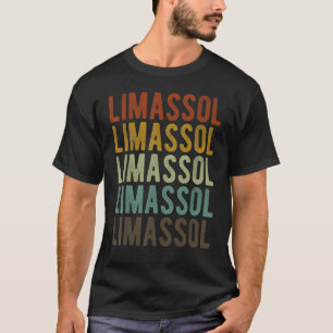 Limassol City Cyprus Retro T-shirt