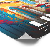 Limassol City, Cyprus touring Poster (Hoek)