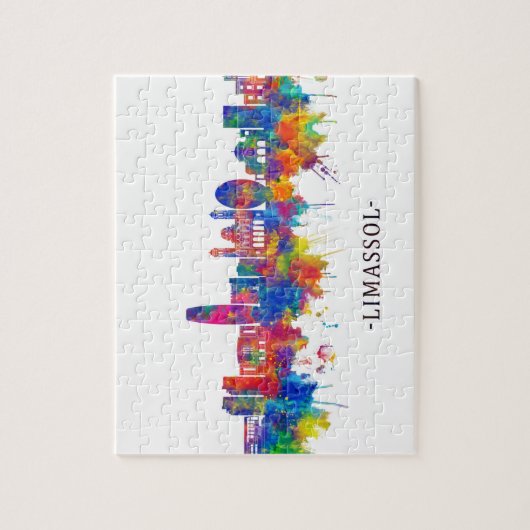 Limassol Cyprus Skyline Legpuzzel (Verticaal)