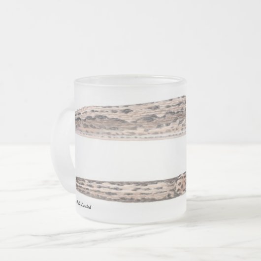 Limax maximus - waterverf mok (Voorkant links)