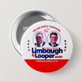 Limbaugh & Looper 2020 Ronde Button 7,6 Cm (Voorkant /achterkant)