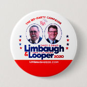 Limbaugh & Looper 2020 Ronde Button 7,6 Cm (Voorkant)