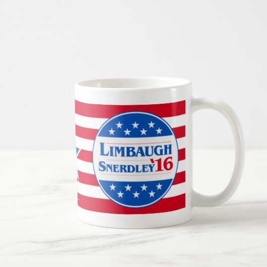 Limbaugh Snerdley 2016 Koffiemok (Rechts)