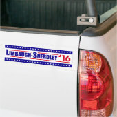 Limbaugh-Snerdley voor President 2016 Bumpersticker (Op Truck)