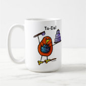 LimbBirds Black 15 oz Ringer Mok (Links)