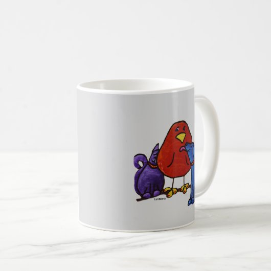 LimbBirds Coffee Cup Mok (Voorkant rechts)