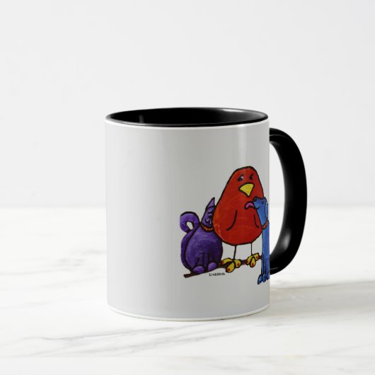 LimbBirds Coffee Cup Mok (Voorkant rechts)
