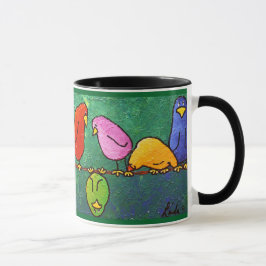 LimbBirds "Feelin Down?" Koffiebeker Mok