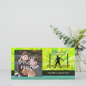 Limbo, Colorful Neon Party-fotokaart (Staand voorkant)