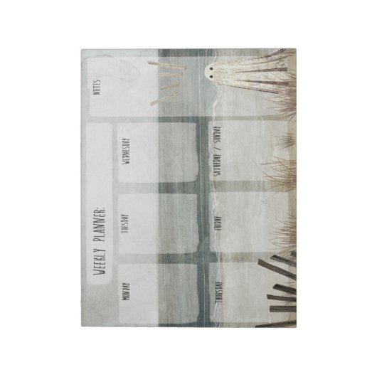 Limbo Ghost Weekly Planner Notitieblok (Linkerzijde)