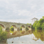 Limburg an der Lahn Oude Brug Kunst Sticker (Voorkant)
