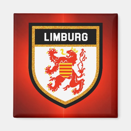 Limburg Flag Magneet (Voorkant)