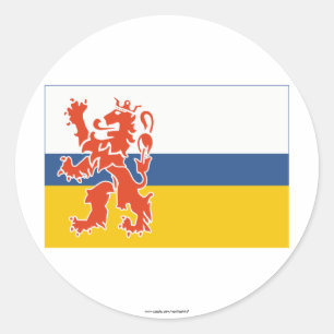 Limburg Flag Ronde Sticker