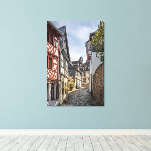 Limburg Lahn Duitsland Canvas Afdruk (Insitu (Houten vloer))