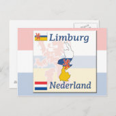 Limburg-Nederland Briefkaart (Voorkant / Achterkant)