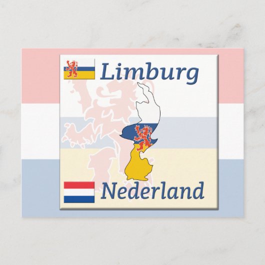 Limburg-Nederland Briefkaart (Voorkant)