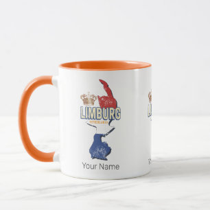 Limburg Nederland Kaart Nederlands  Souvenir Mok