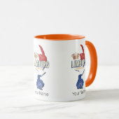 Limburg Nederland Kaart Nederlands  Souvenir Mok (Voorkant rechts)