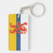 Limburg Nederlands vlagsymbool leeuw nederlands Sleutelhanger (achterkant)