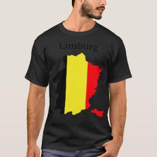 Limburg Provincie Kaart België T-shirt
