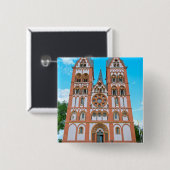 Limburgse Dom Vierkante Button 5,1 Cm (Voorkant /achterkant)