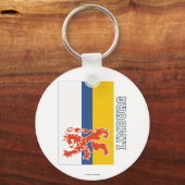 Limburgvlag met naam sleutelhanger (Voorkant)