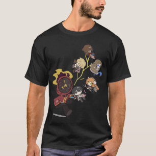 Limbus company Geïnspireerde fanart-personages vri T-shirt