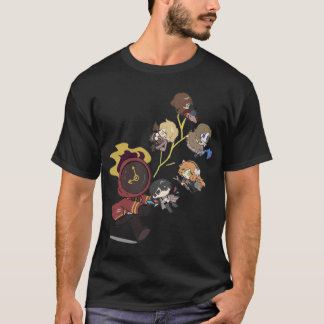 Limbus company Geïnspireerde fanart-personages vri T-shirt