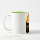 Lime 450 ml tweekleurige mok (Links)