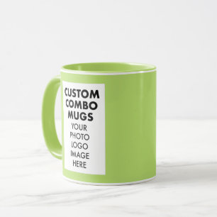 Lime 4:6 Fotolijst 2 x Foto Aangepaste Combo Mok