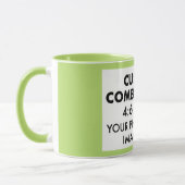 Lime 4:6 Landschapsfotolijst Aangepaste combinatie Mok (Links)