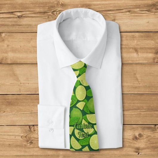 Lime Achtergrond Stropdas