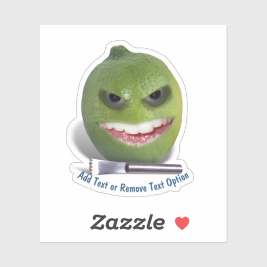 Lime and Lemon Zester Sticker (Vel)