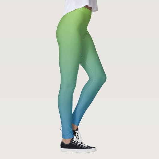Lime - Blue verloopleggingen Leggings (Rechts)