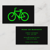 Lime fiets visitekaartje (Voorkant / Achterkant)