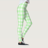 lime gingham - leggingen leggings (Rechts)