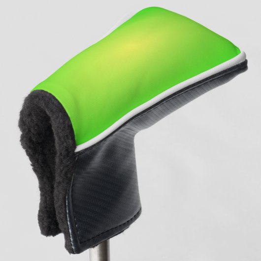 Lime Golfheadcover (3/4 voorkant)