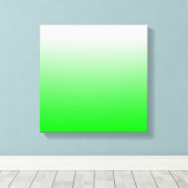 Lime Gradiënt Canvas Afdruk (Insitu (Houten vloer))