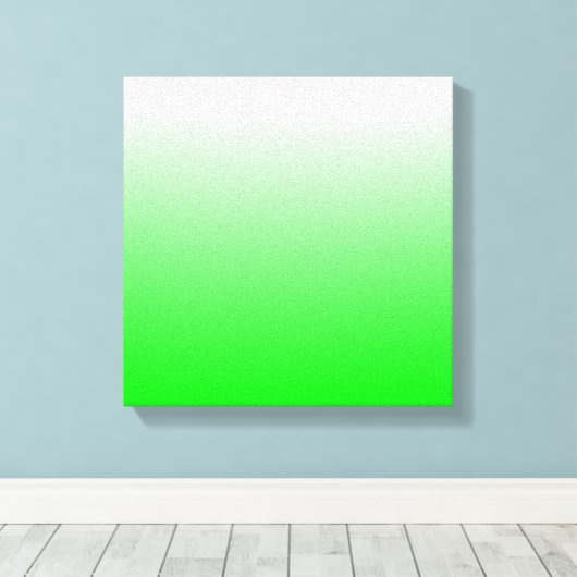 Lime Gradiënt Canvas Afdruk (Insitu (Houten vloer))