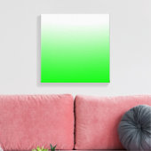 Lime Gradiënt Canvas Afdruk (Insitu (Woonkamer))