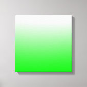 Lime Gradiënt Canvas Afdruk (Voorkant)