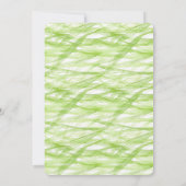 Lime Green Abstract bridal shower Kaart (Achterkant)