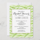 Lime Green Abstract bridal shower Kaart (Voorkant)