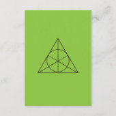 Lime Green Abstract Wallpaper | Minimal Design Informatiekaartje (Voorkant)
